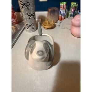 Ceramic dog flower pot
